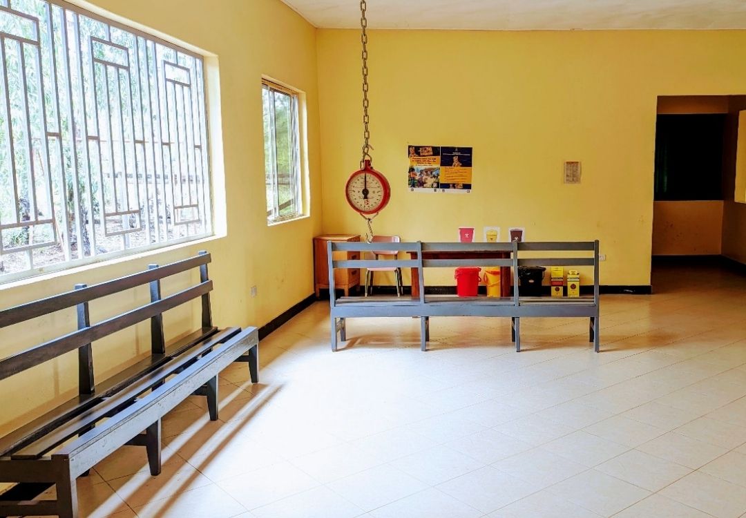 Reproductive and child health area at Kashambya Health Centre