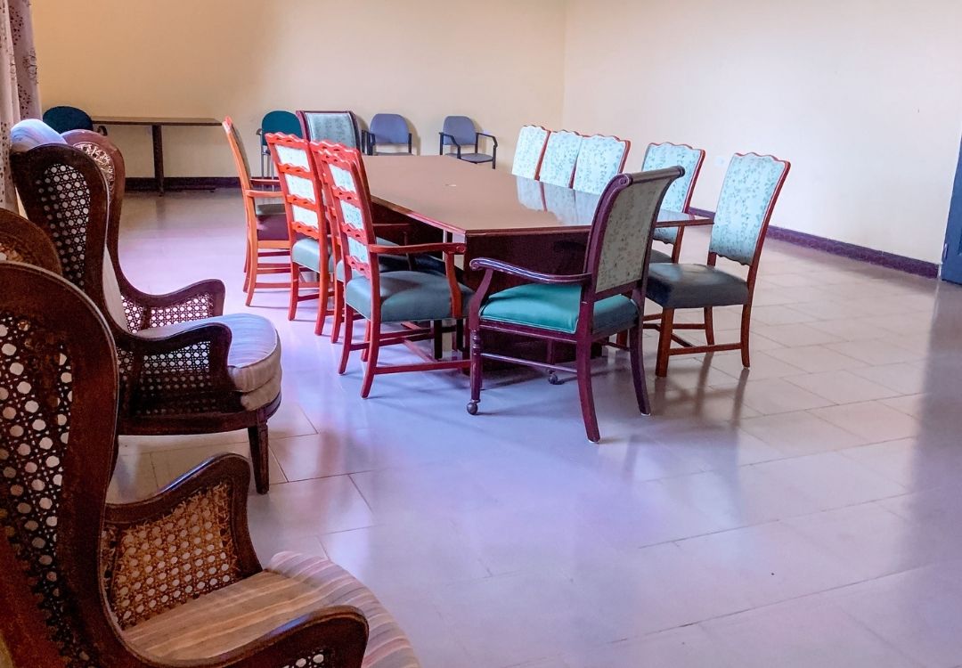 Conference room at Kashambya Hospital
