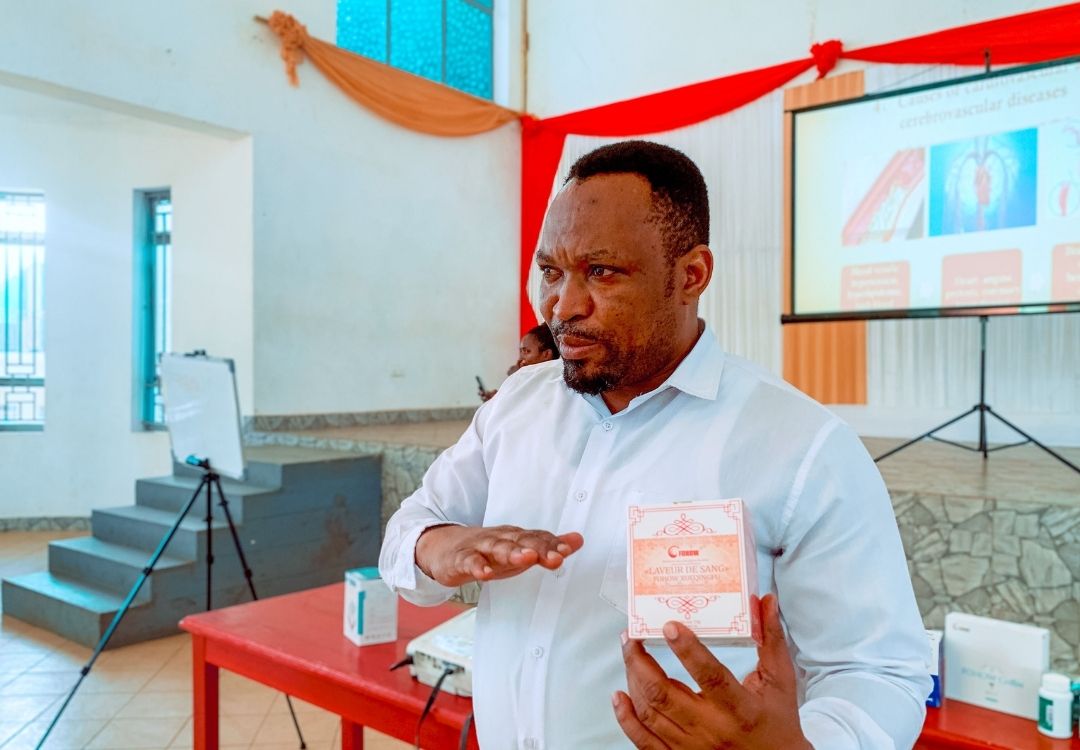 Clinical consultation at Kashambya Hospital